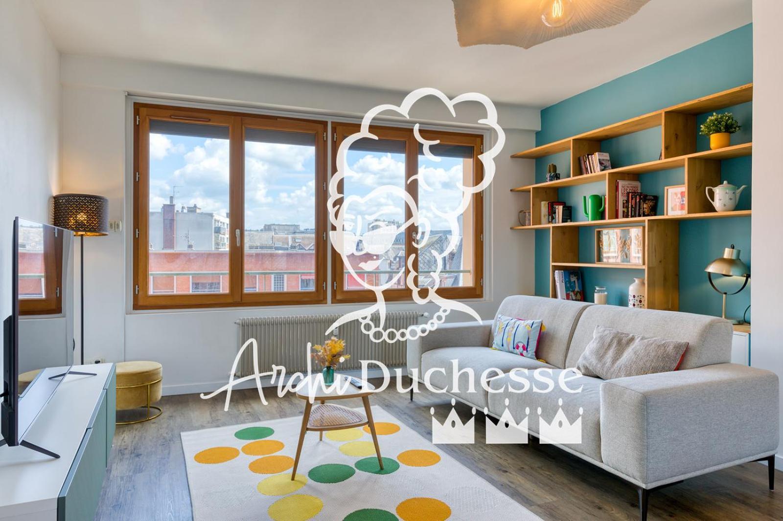 Apartament Juliette : *Logement Avec Balcon* Rouen Zewnętrze zdjęcie