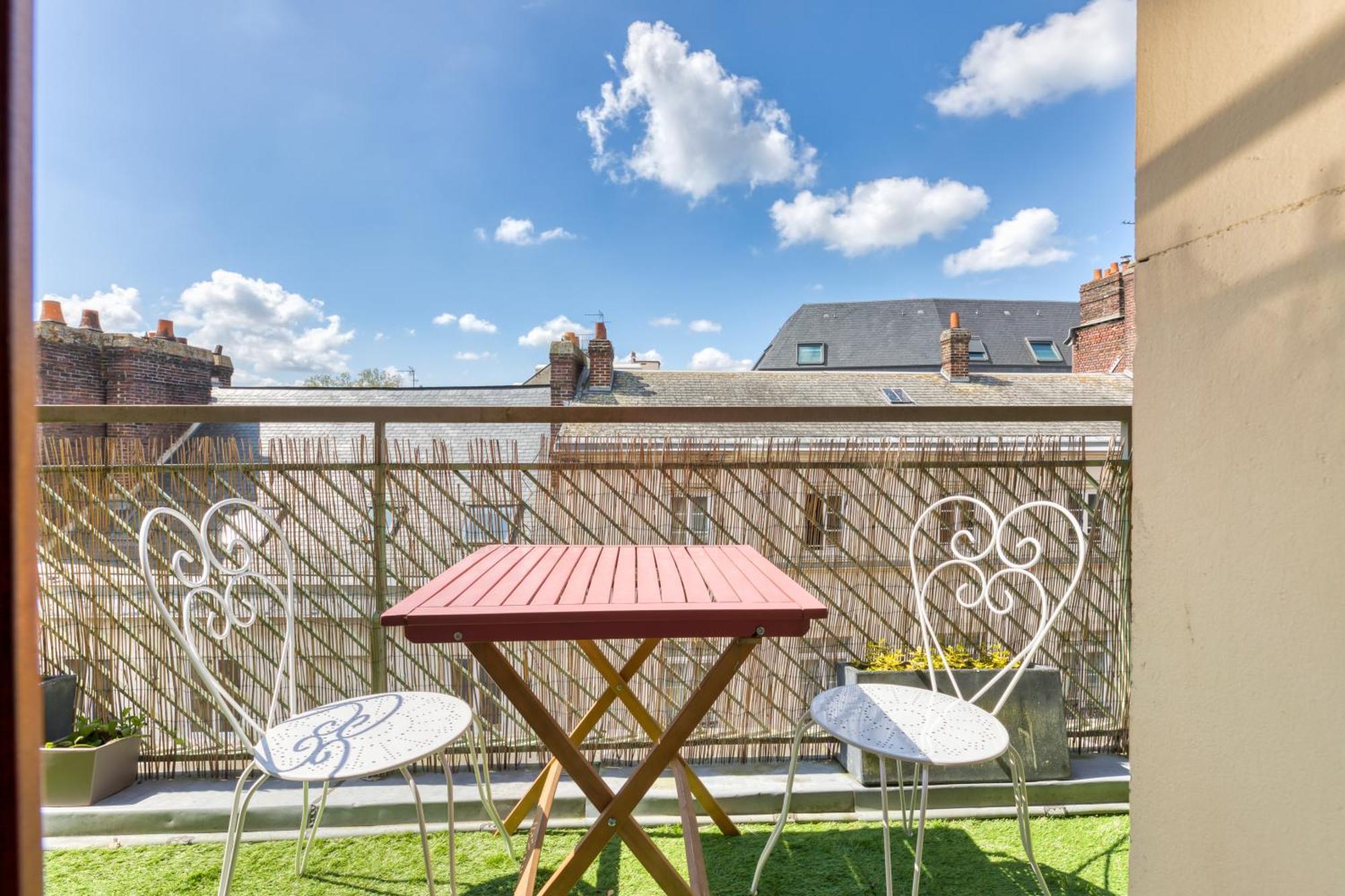 Apartament Juliette : *Logement Avec Balcon* Rouen Zewnętrze zdjęcie