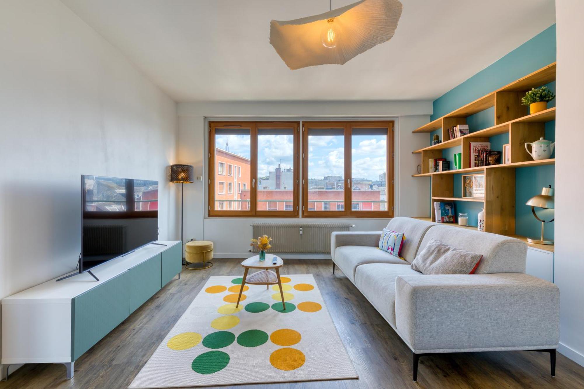 Apartament Juliette : *Logement Avec Balcon* Rouen Zewnętrze zdjęcie